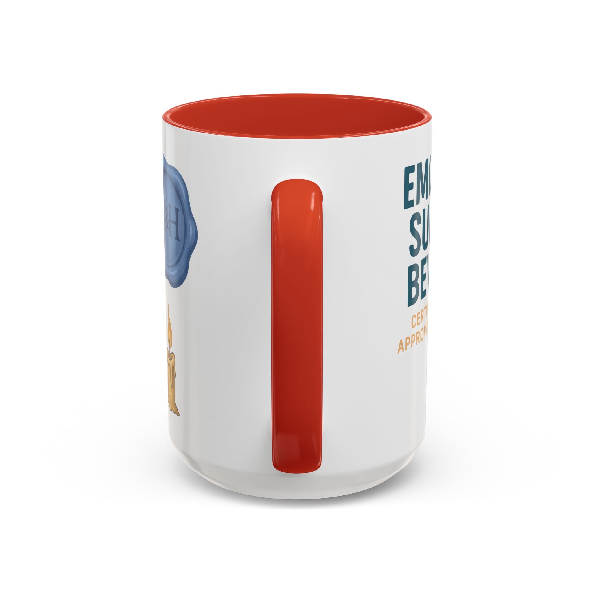 TTRPG Mug – ‘Emotional Support Beverage’ Mental Health Humor Cup for Gamers