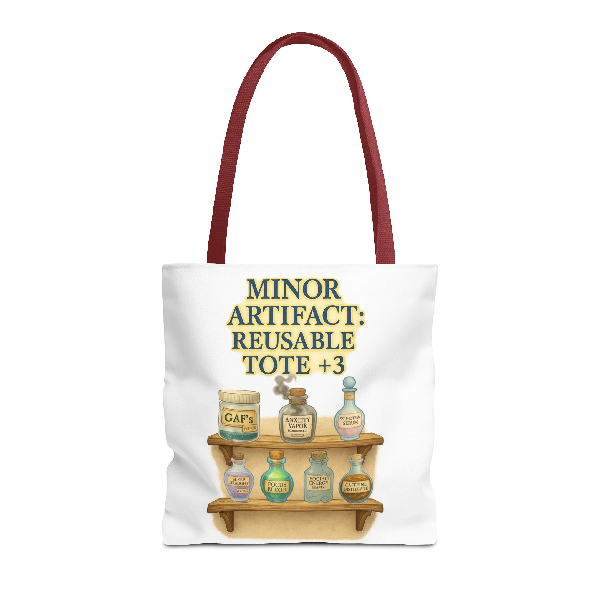Eco-Friendly RPG Bag – ‘Minor Artifact: Alchemist’s Pantry’ Reusable Tote for Gamers