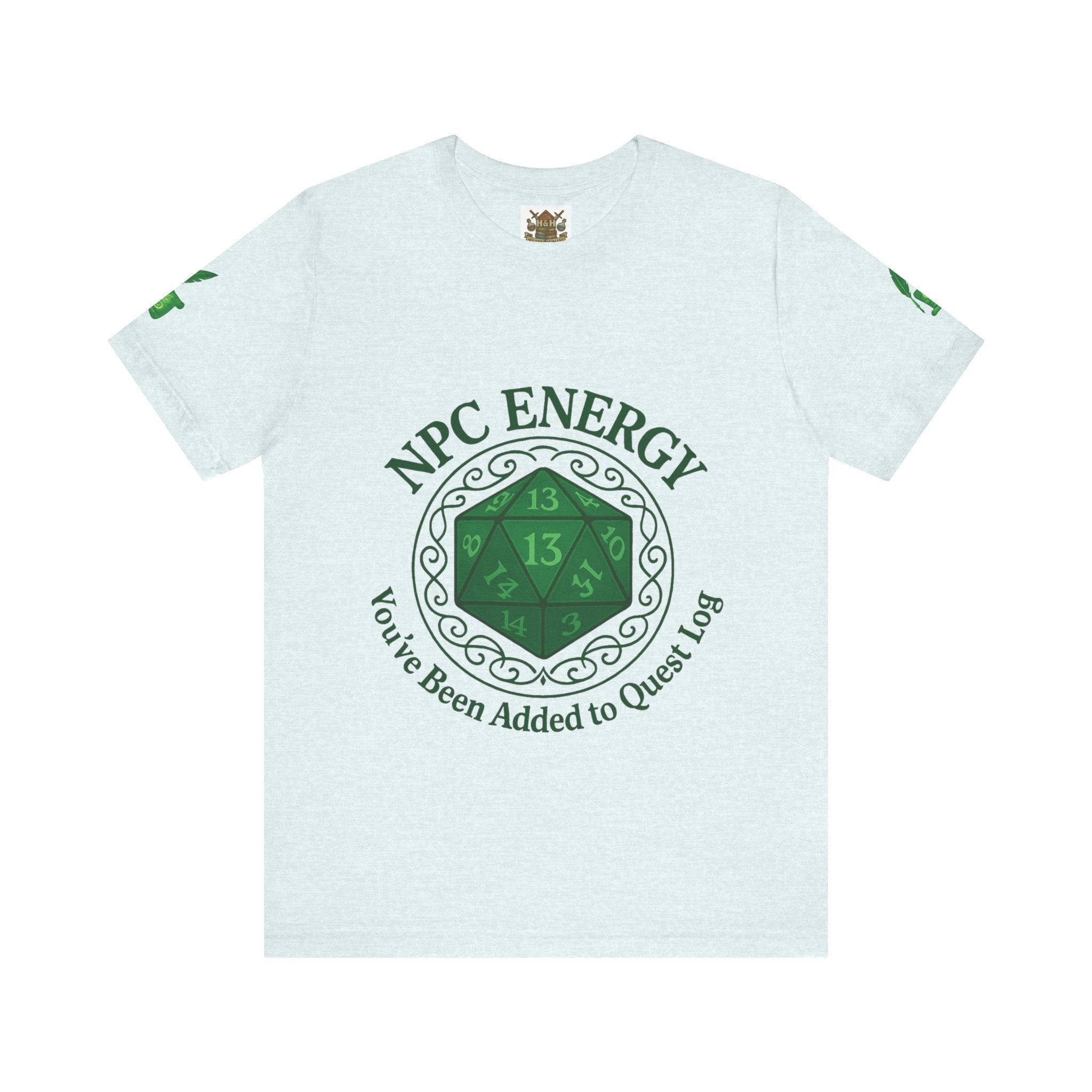Funny Gamer Shirt – ‘You’ve Been Added to My Quest Log’ NPC Energy Tee for RPG Fans
