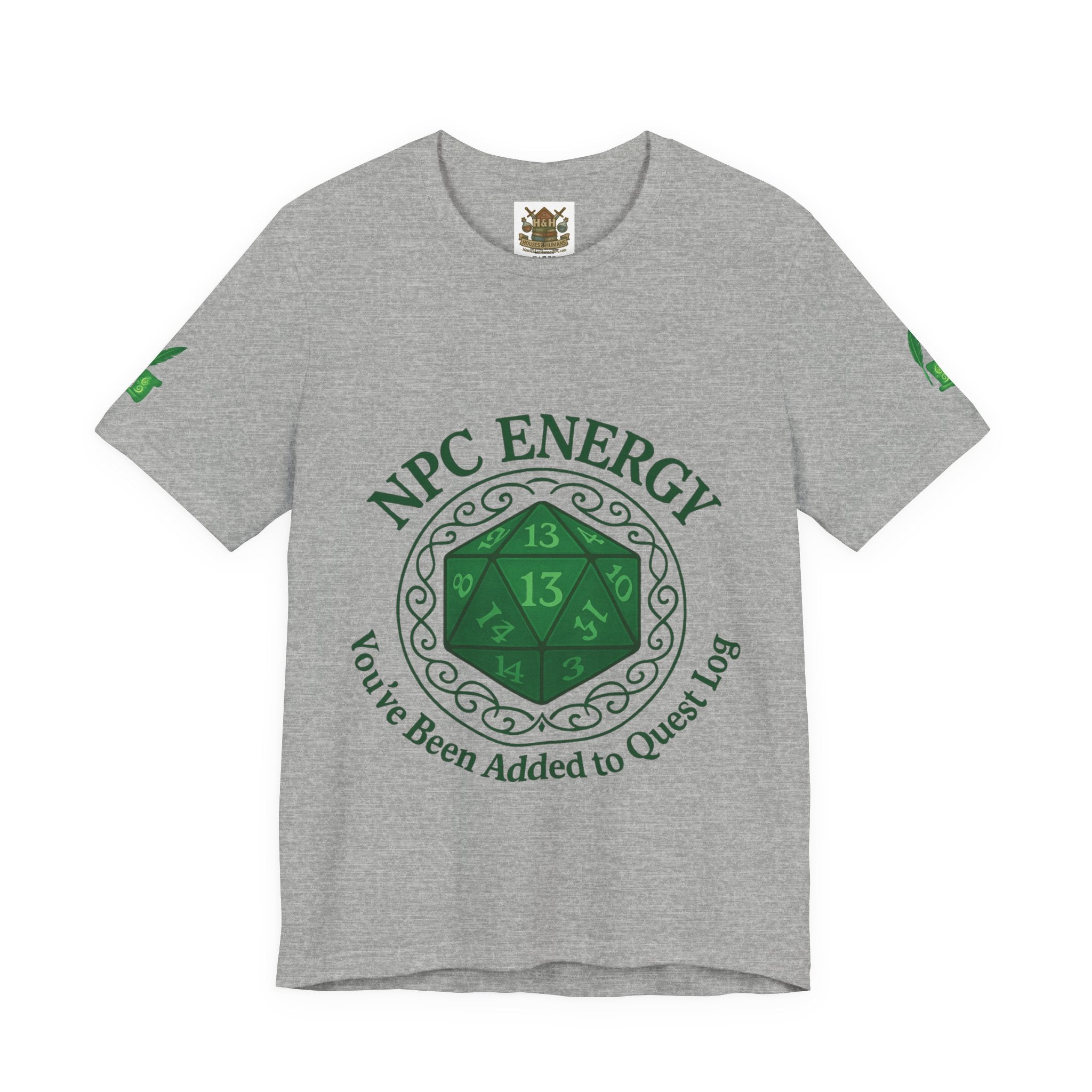 Funny Gamer Shirt – ‘You’ve Been Added to My Quest Log’ NPC Energy Tee for RPG Fans