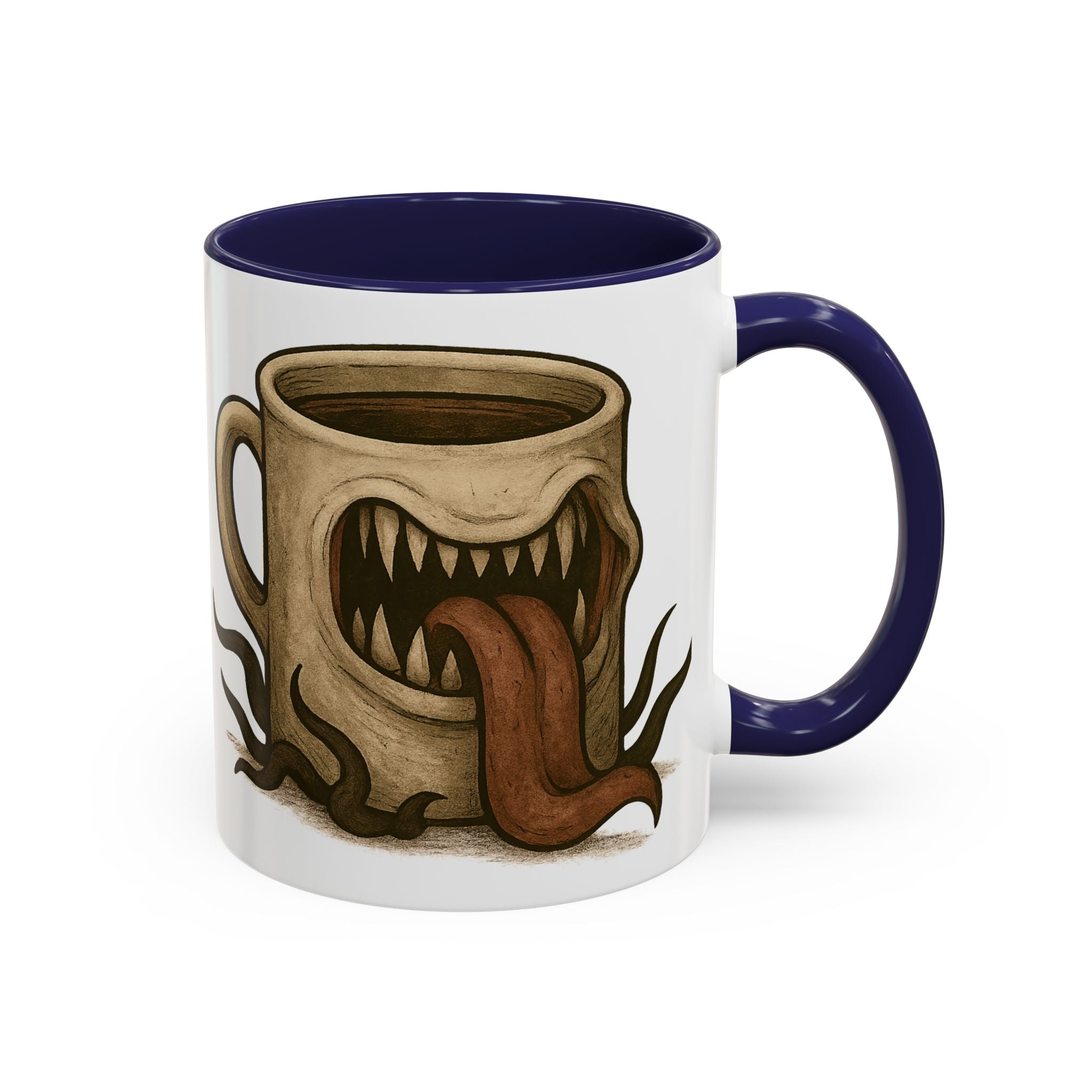 Funny RPG Mug – ‘This Mug Is a Mimic’ Coffee Cup for D&D Fans & Dungeon Crawlers