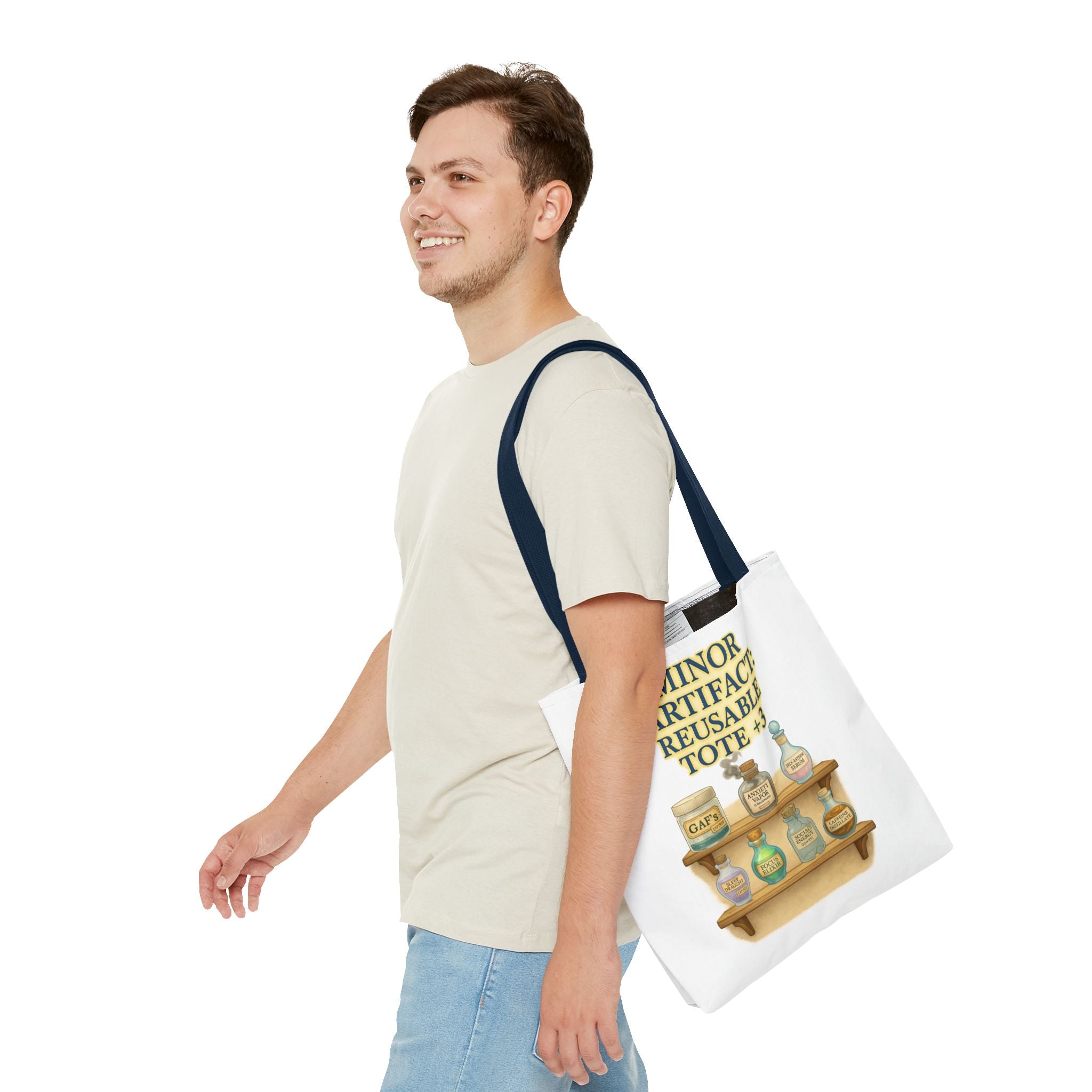 Eco-Friendly RPG Bag – ‘Minor Artifact: Alchemist’s Pantry’ Reusable Tote for Gamers