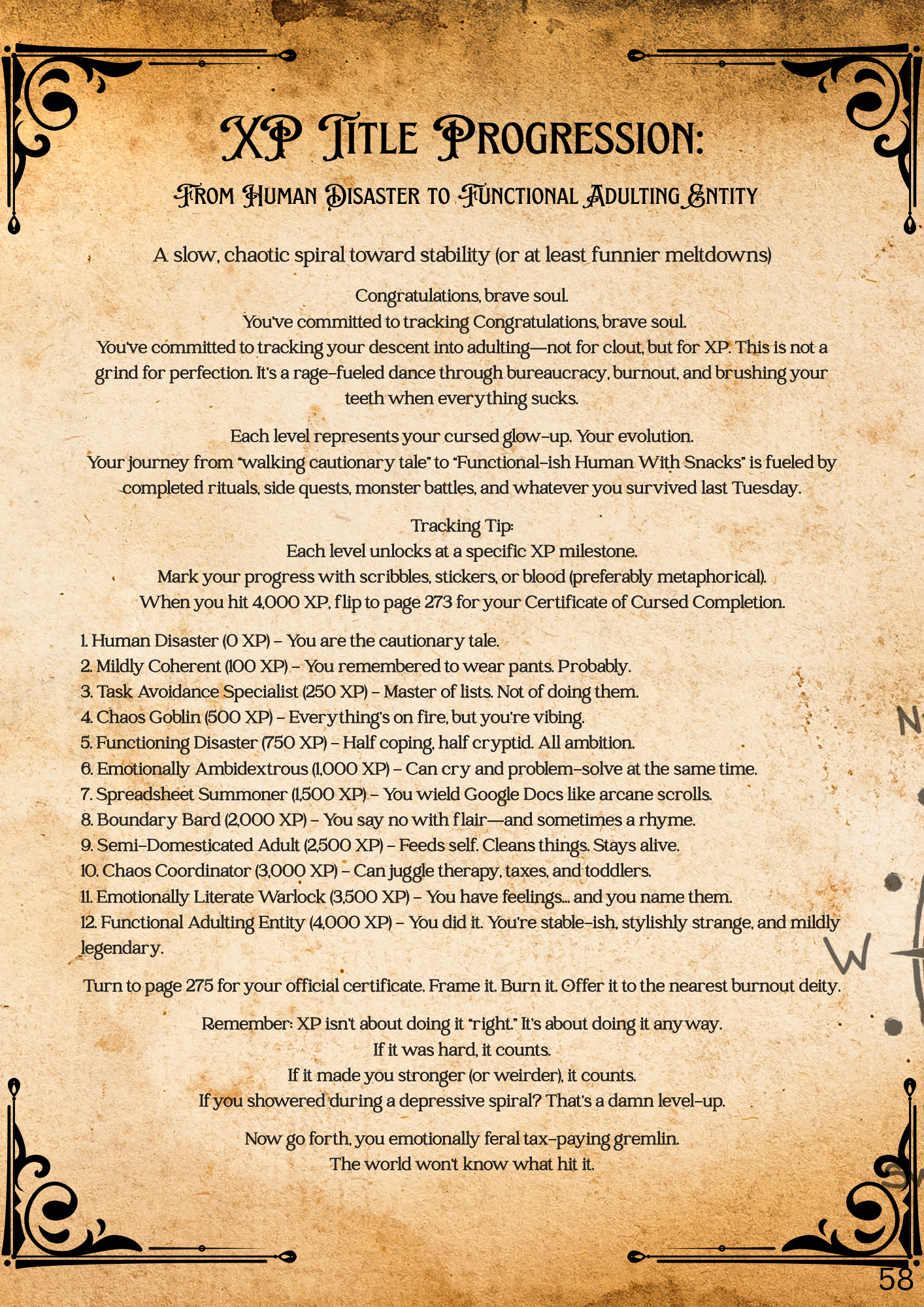 Dungeon Master’s Guide to Cursed Adulthood