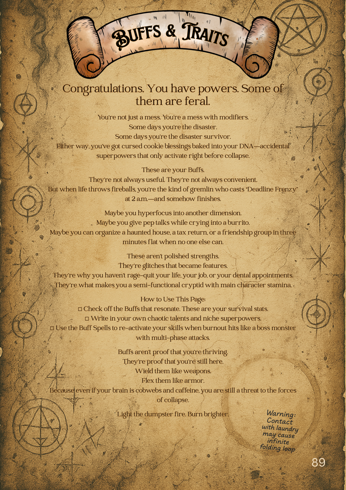 Dungeon Master’s Guide to Cursed Adulthood