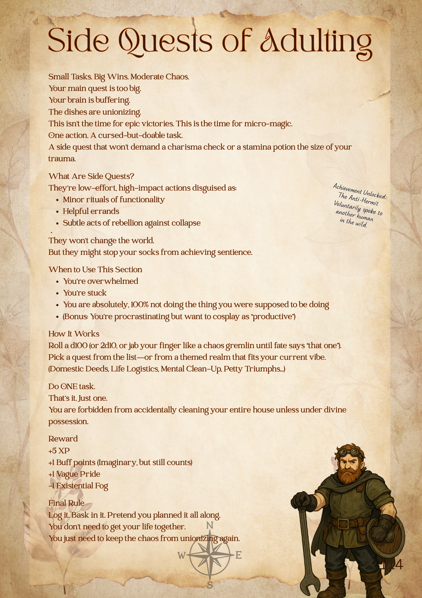 Dungeon Master’s Guide to Cursed Adulthood