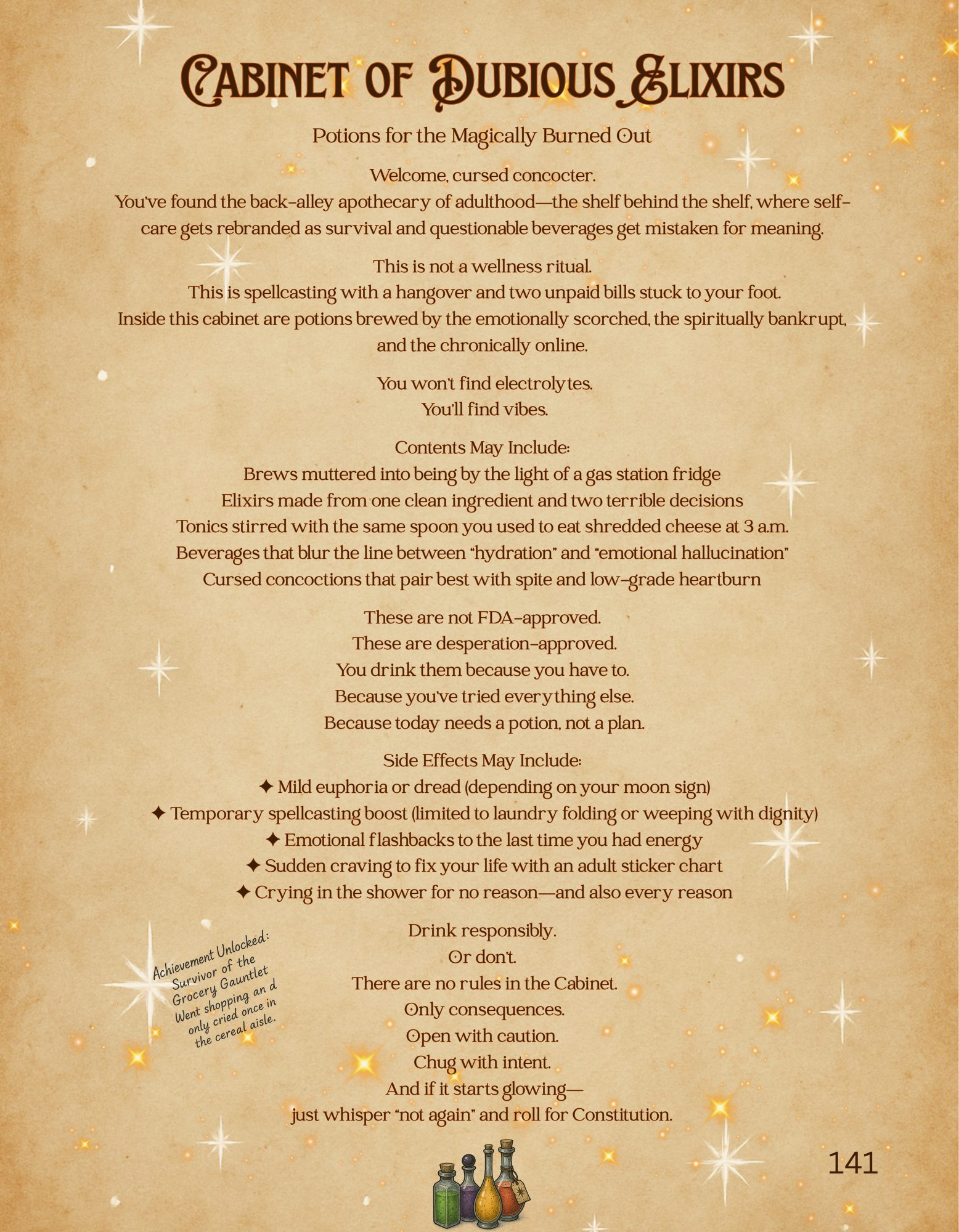 Graduation Gift Box | Dungeon Master’s Guide to Cursed Adulthood (Limited Edition) Graduation Gift for Gamers. RPG Adult Survival Box