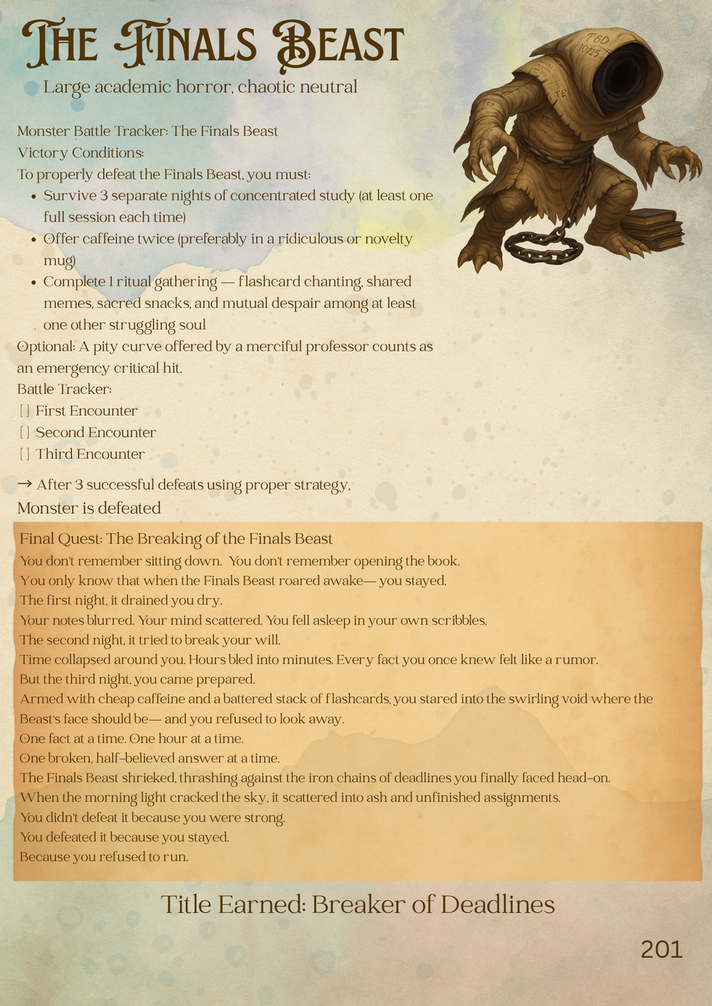 Houses and Humans, A Cursed College Campaign (original edition)