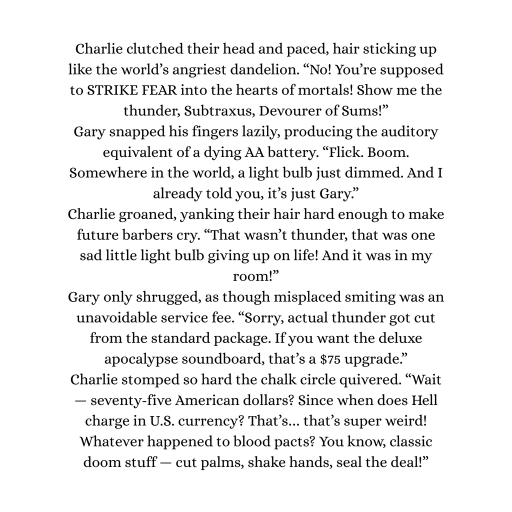 The Devil’s in the Fractions: A Comedy of Algebra, Glitter, and Doom